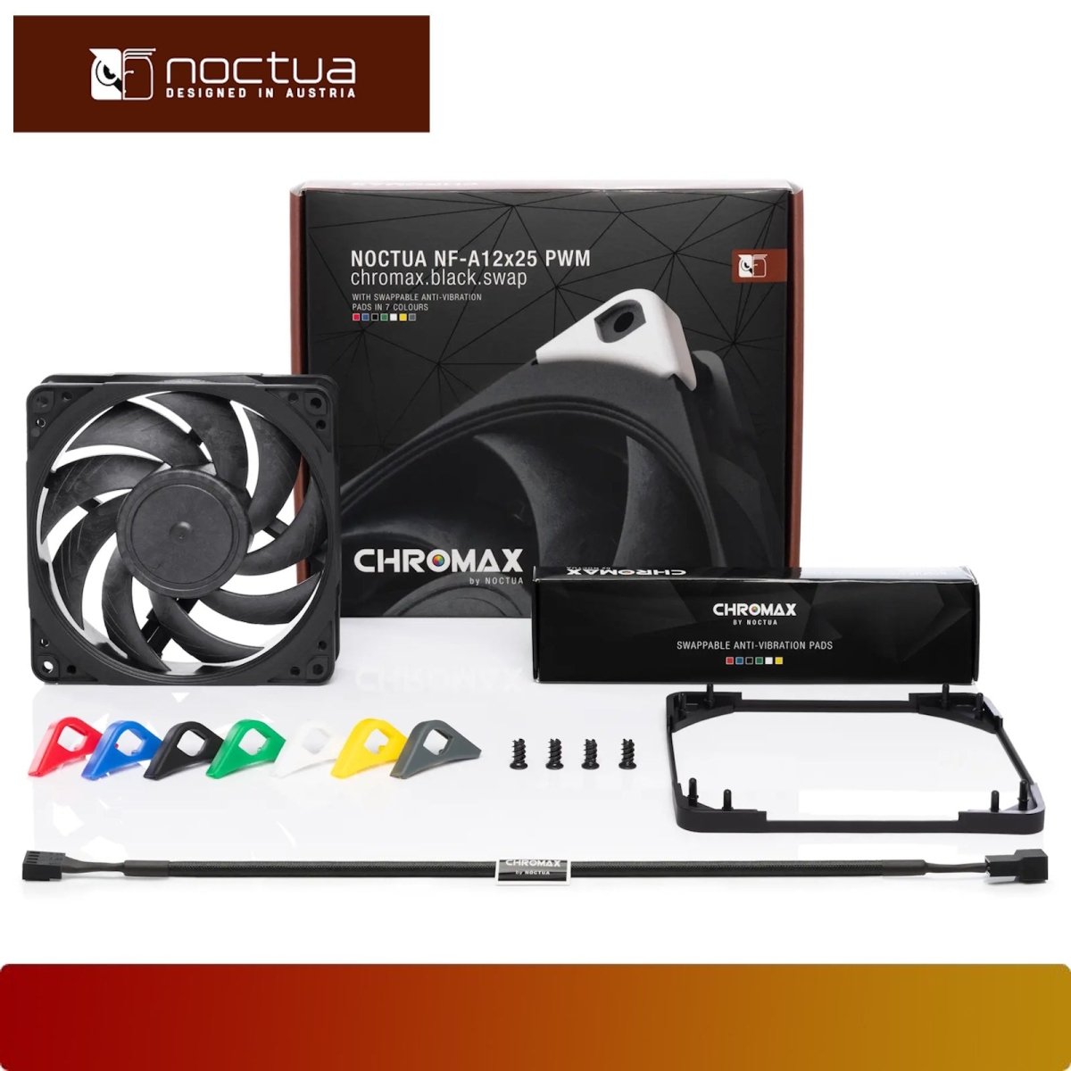 NOCTUA NF - A12x25 PWM chromax.black.swap - 3 - Nano Komputer