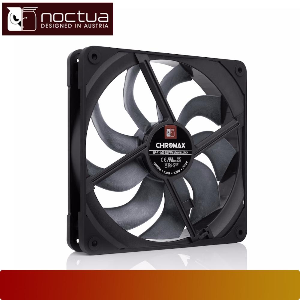 NOCTUA NF - A14x25 G2 PWM chromax.black - 4 - Nano Komputer