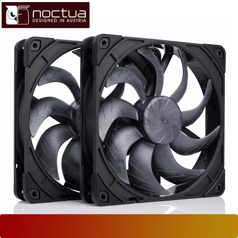NOCTUA NF - A14x25 G2 PWM Sx2 - PP chromax.black - 1 - Nano Komputer