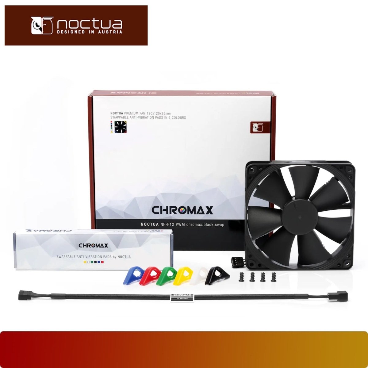 NOCTUA NF - F12 PWM chromax.black.swap - 3 - Nano Komputer