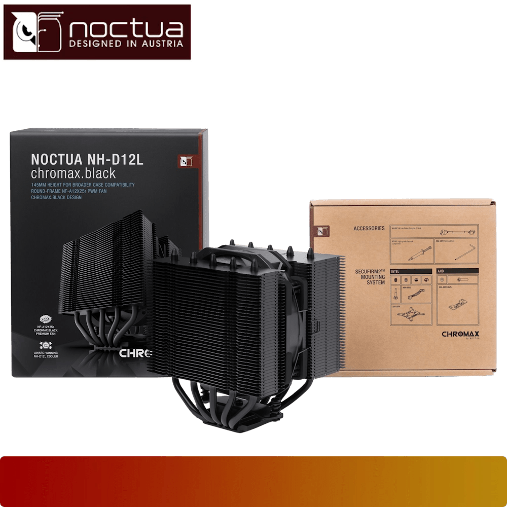 NOCTUA NH - D12L chromax.black - 4 - Nano Komputer
