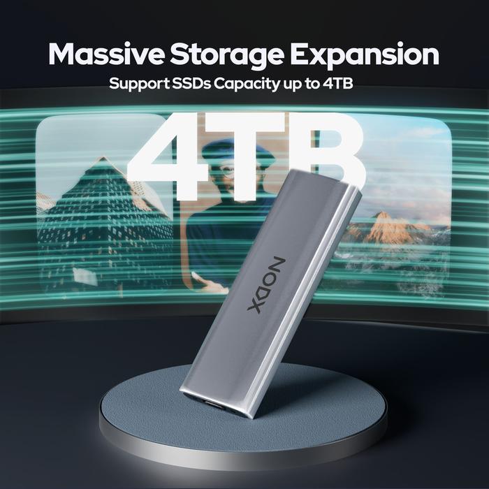 NODX Xpand Plus N1 M.2 NVMe SSD Enclosure - 4 - Nano Komputer