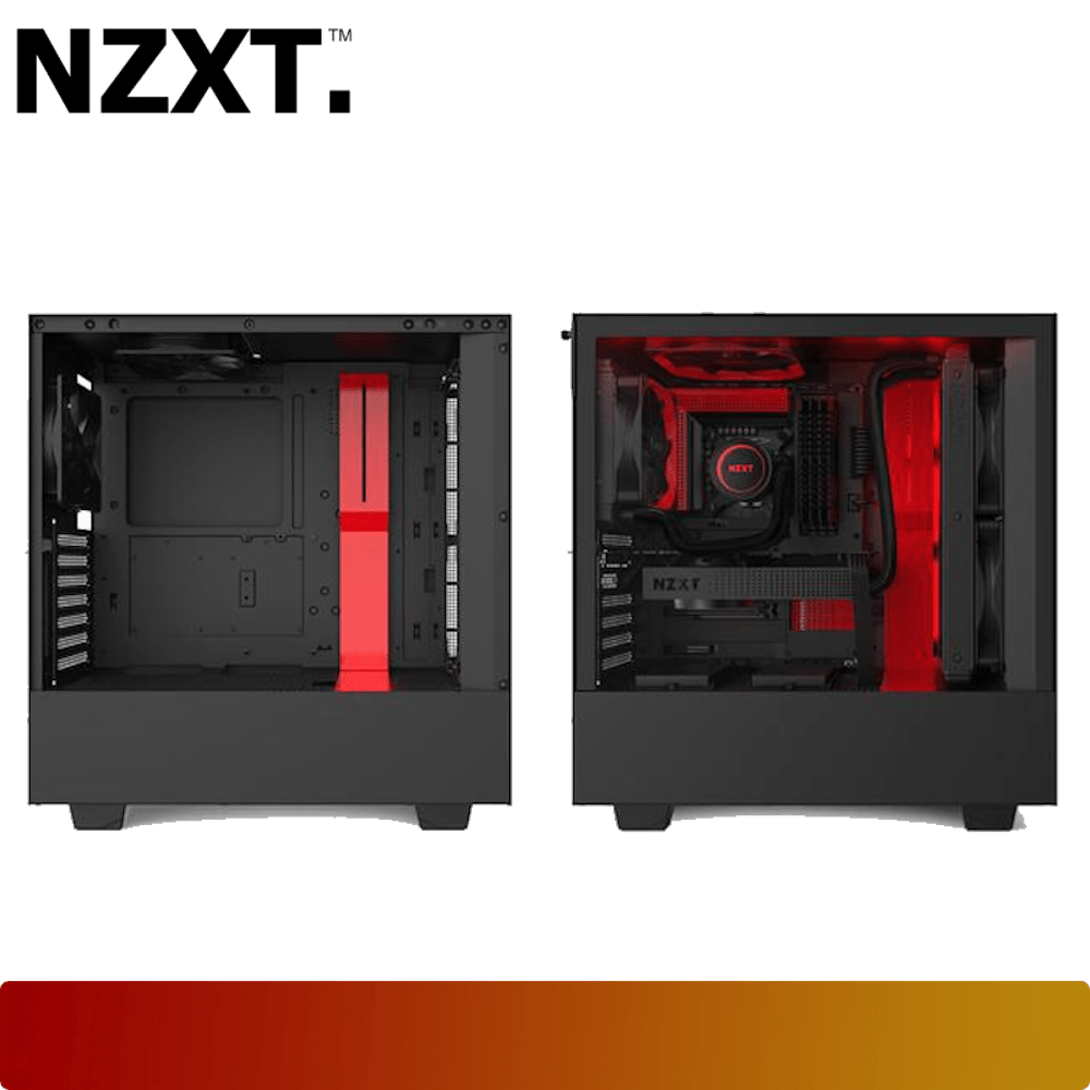 NZXT H510i Matte Black/Red - 2 - Nano Komputer