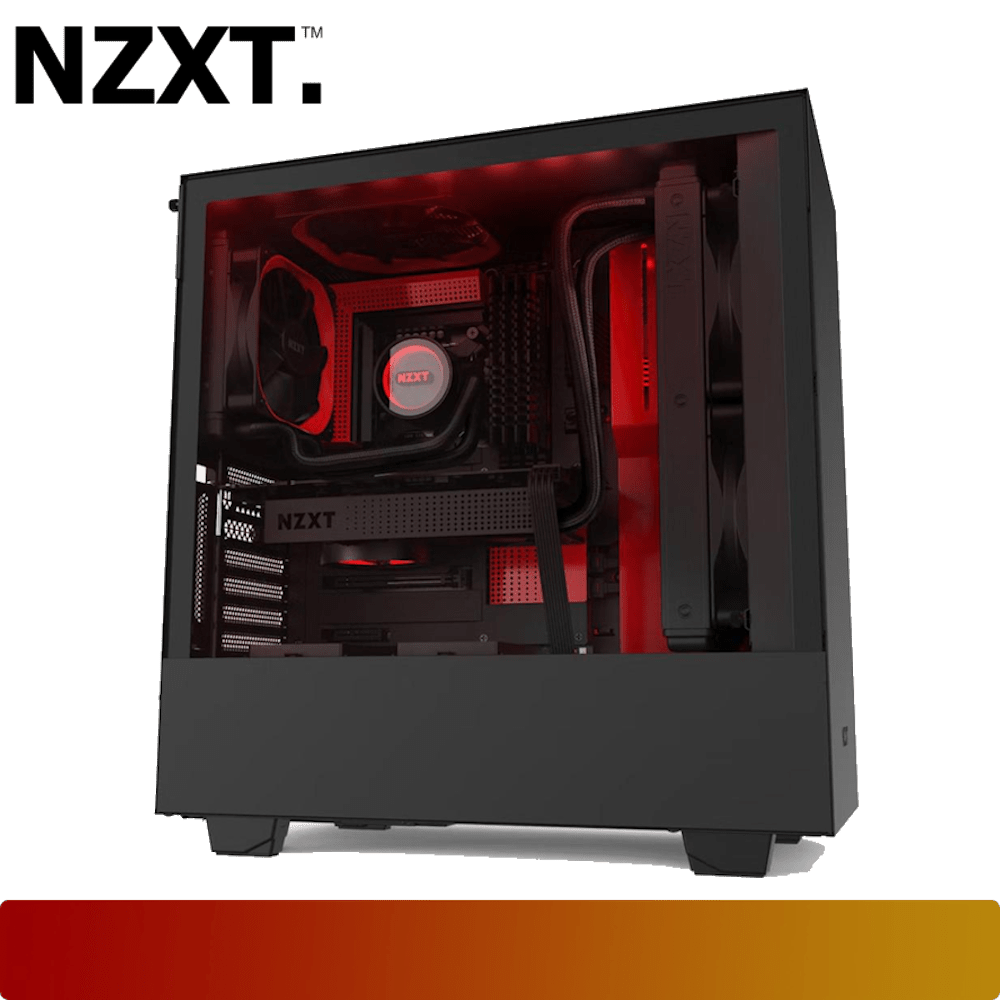 NZXT H510i Matte Black/Red - 1 - Nano Komputer