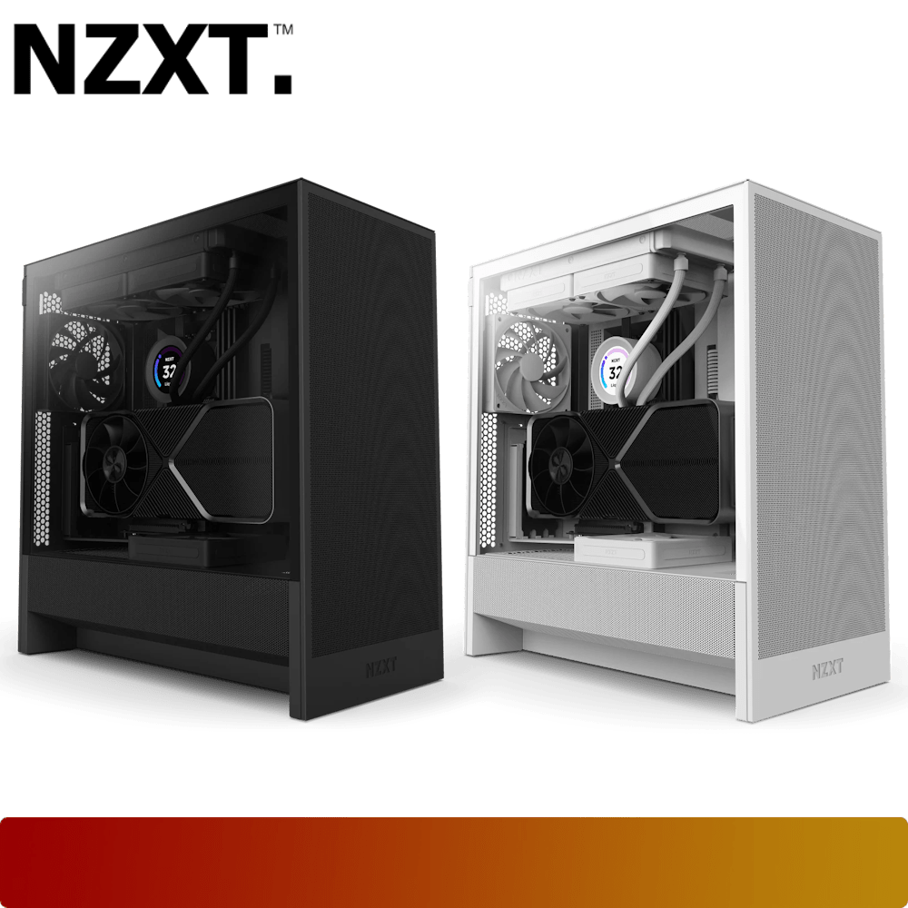 NZXT H6 Flow | Compact Dual-Chamber Mid-Tower Airflow Case - Nano Komputer