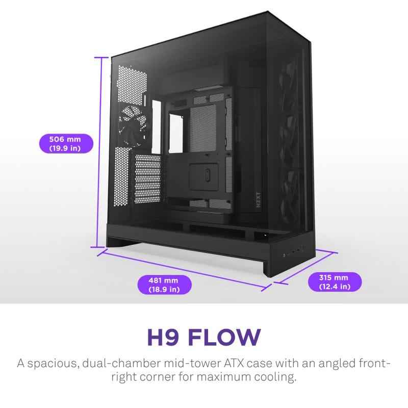 NZXT H9 Flow - 2 - Nano Komputer