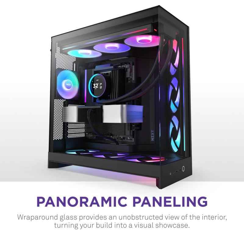 NZXT H9 Flow RGB - 6 - Nano Komputer