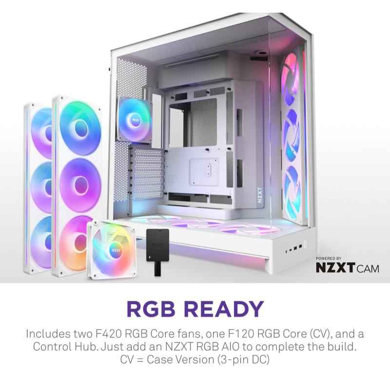 NZXT H9 Flow RGB+ - 3 - Nano Komputer
