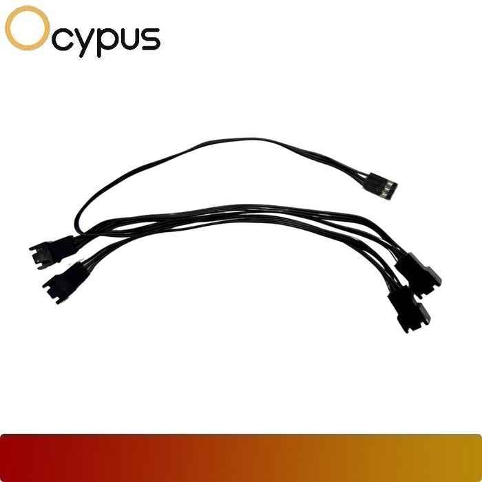 Ocypus Gamma Fan Splitter 1 to 4 Power Extension Cable - 1 - Nano Komputer