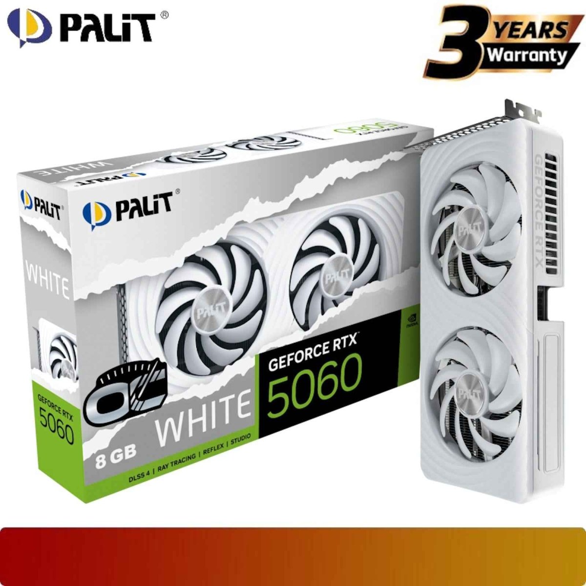 PALIT GeForce RTX 5060 White OC 8GB GDDR7 - 1 - Nano Komputer