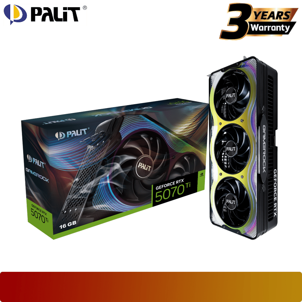 PALIT GeForce RTX 5070 Ti GameRock 16GB GDDR7-1-Nano Komputer