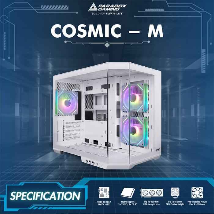 PARADOX GAMING COSMIC-M | Micro ATX PC Case