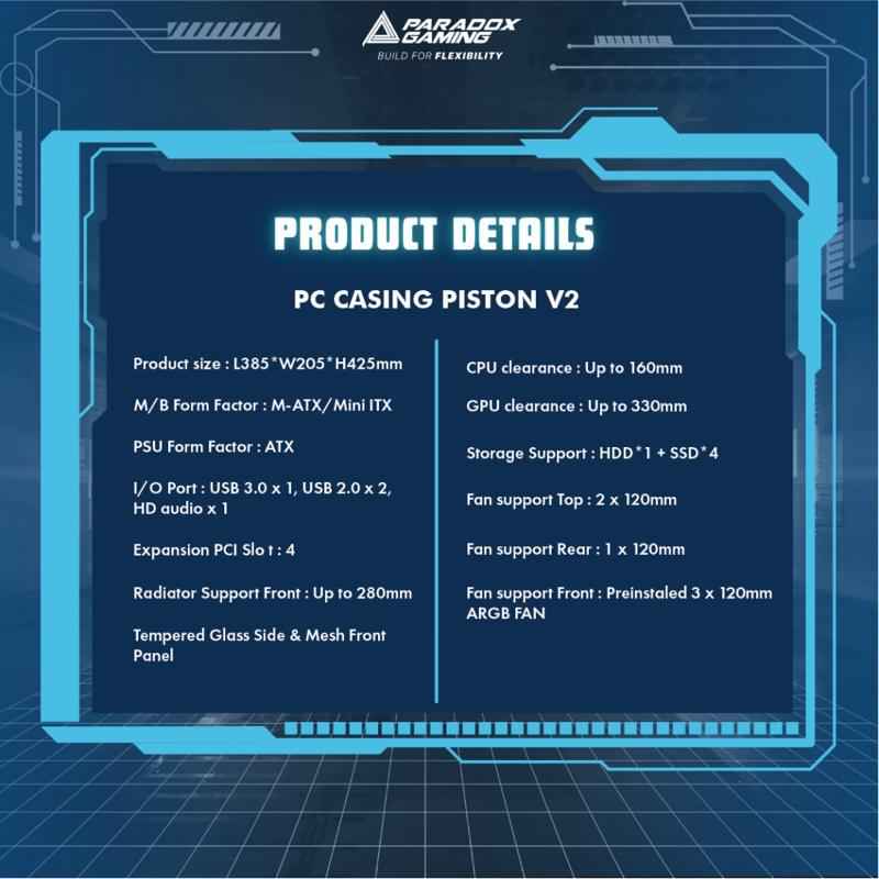 PARADOX GAMING PISTON V2