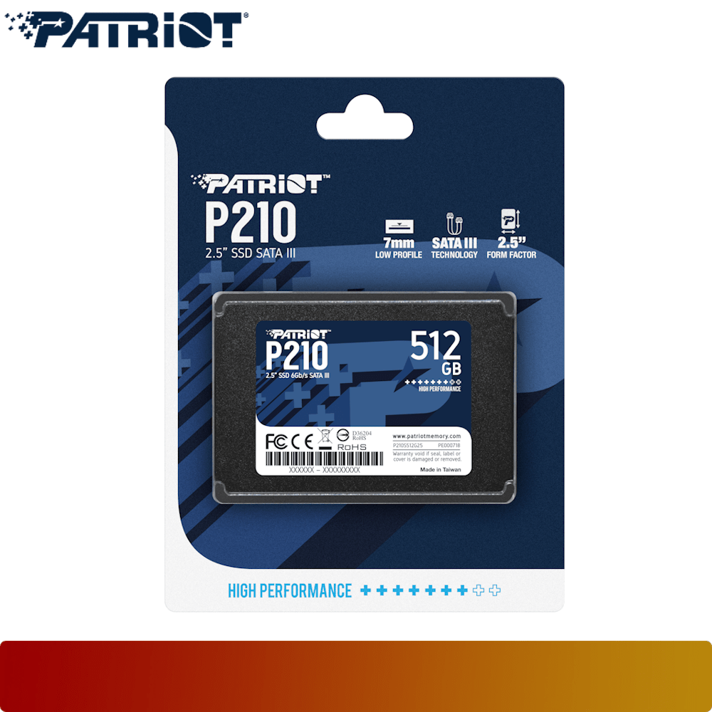 PATRIOT P210 2.5" SSD SATA III 512GB-2-Nano Komputer