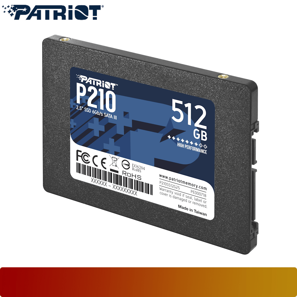 PATRIOT P210 2.5" SSD SATA III 512GB-4-Nano Komputer