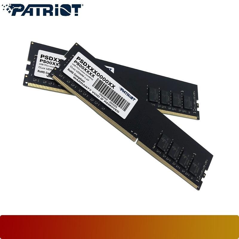 PATRIOT PSD416G3200K | Signature Line 16GB (2x8GB) DDR4 3200MHz CL22 Memory Kit - Black - 4 - Nano Komputer