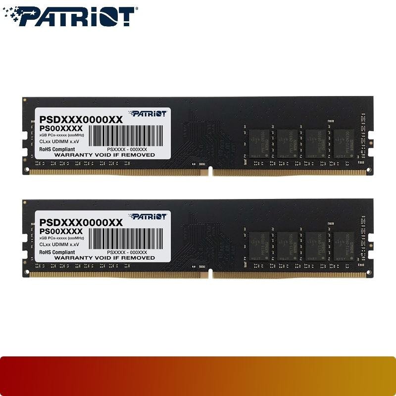 PATRIOT PSD416G3200K | Signature Line 16GB (2x8GB) DDR4 3200MHz CL22 Memory Kit - Black - 1 - Nano Komputer