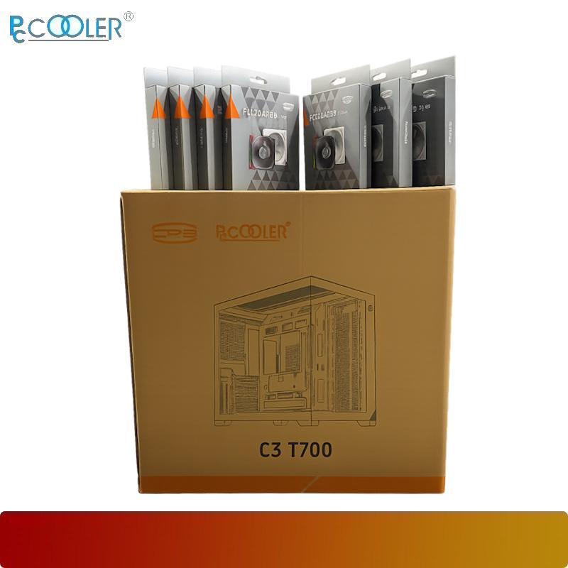 PCCOOLER C3 T700 | ATX BTF Panoramic PC Case - 16 - Nano Komputer