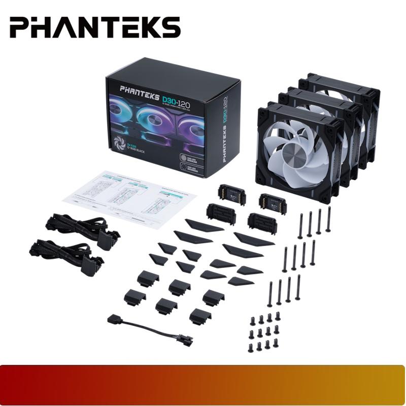 PHANTEKS D30 - 120mm Regular Triple Pack | Premium D - RGB performance fan - 8 - Nano Komputer