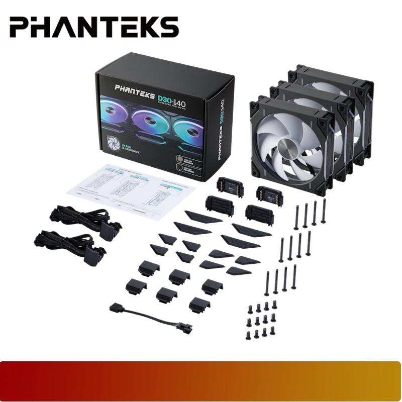 PHANTEKS D30 - 140mm Regular Triple Pack | Premium D - RGB performance fan - 8 - Nano Komputer