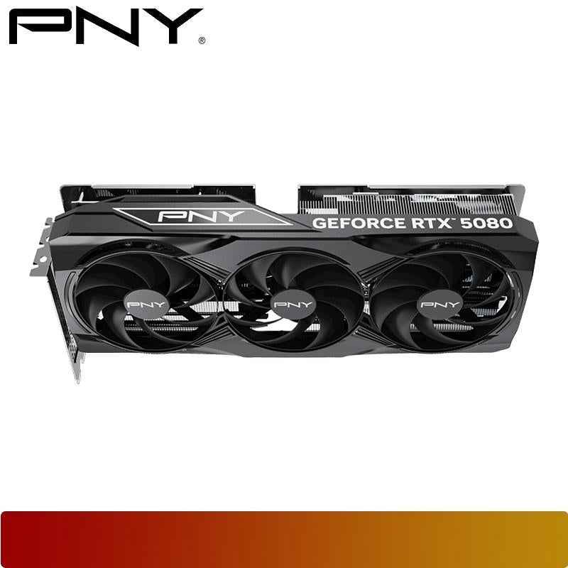 PNY GeForce RTX 5080 Overclocked Triple Fan GPU - 4 - Nano Komputer