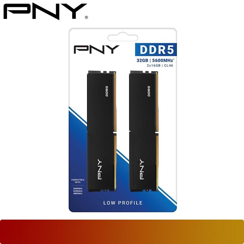 PNY MD32GK2D5560046LP 32GB (2x16GB) DDR5 5600MHz CL46 Black-3-Nano Komputer