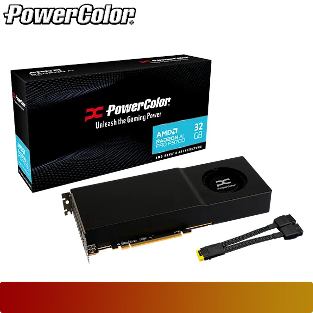 POWERCOLOR AMD Radeon AI PRO R9700 32GB GDDR6-1-Nano Komputer