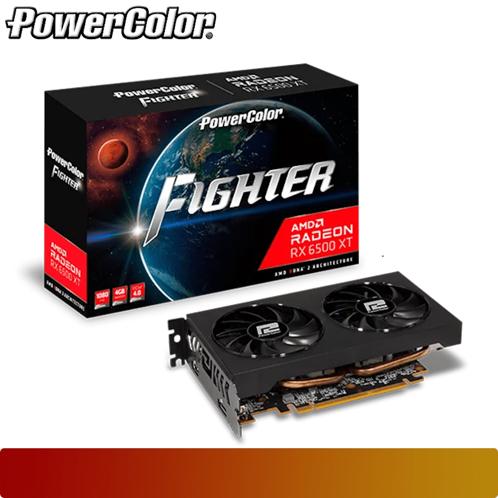 POWERCOLOR Fighter AMD Radeon RX 6500 XT 4GB GDDR6-1-Nano Komputer