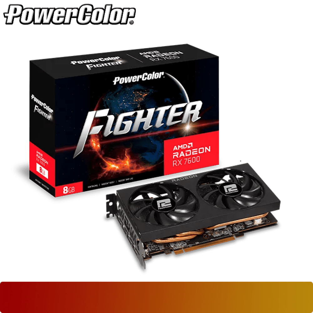 PowerColor Fighter AMD Radeon RX 7600 8GB GDDR6-1-Nano Komputer