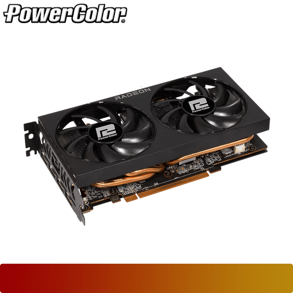 PowerColor Fighter AMD Radeon RX 7600 8GB GDDR6-4-Nano Komputer