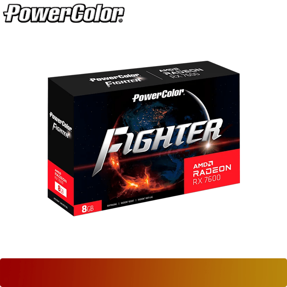 PowerColor Fighter AMD Radeon RX 7600 8GB GDDR6-6-Nano Komputer