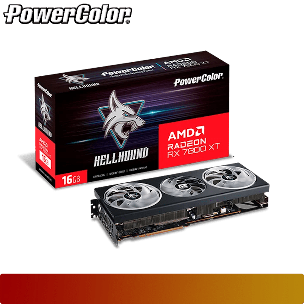 PowerColor Hellhound AMD Radeon RX 7800 XT 16GB GDDR6-1-Nano Komputer