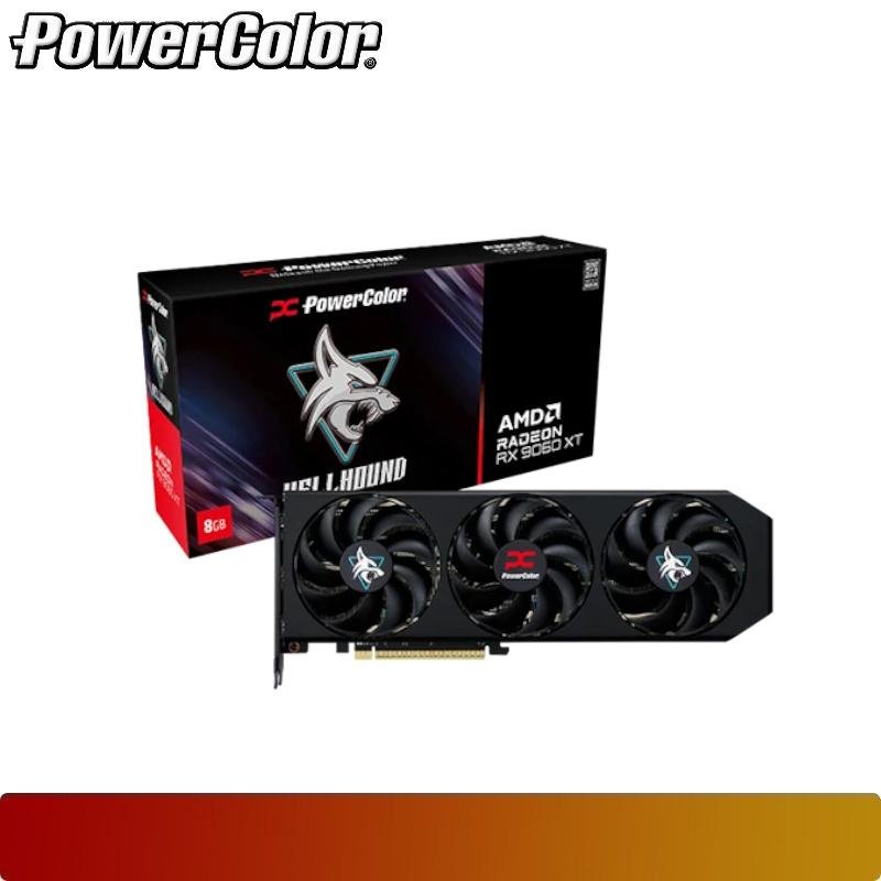 POWERCOLOR Hellhound AMD Radeon RX 9060 XT 8GB GDDR6 - 1 - Nano Komputer