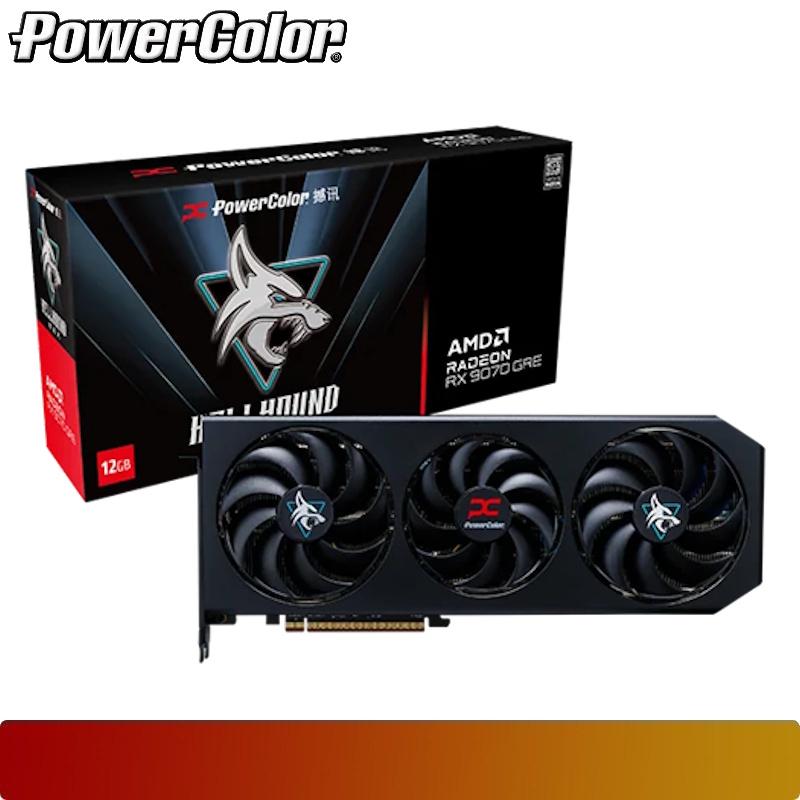POWERCOLOR Hellhound AMD Radeon RX 9070 GRE 12GB GDDR6 - 1 - Nano Komputer