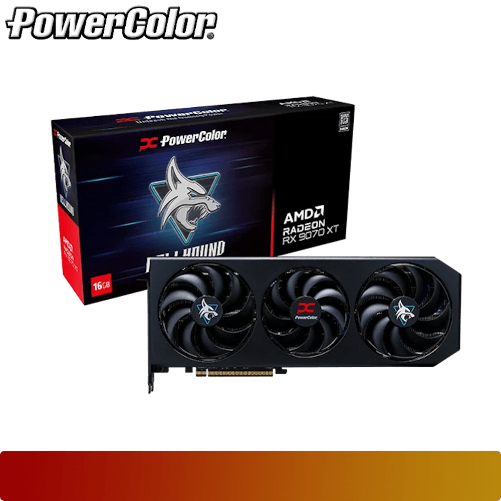 POWERCOLOR Hellhound AMD Radeon RX 9070 XT 16GB GDDR6-1-Nano Komputer