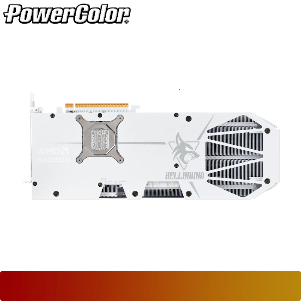 POWERCOLOR Hellhound Spectral White AMD Radeon RX 9070 XT 16GB GDDR6-4-Nano Komputer