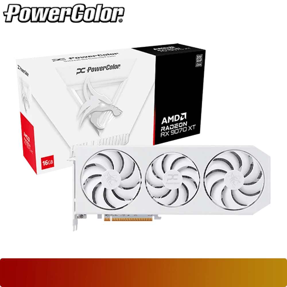 POWERCOLOR Hellhound Spectral White AMD Radeon RX 9070 XT 16GB GDDR6-1-Nano Komputer