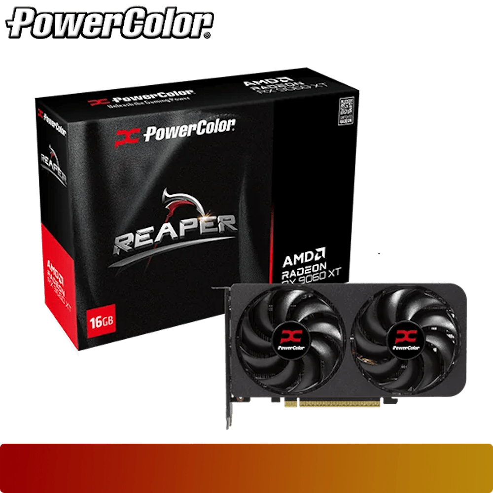 POWERCOLOR Reaper AMD Radeon RX 9060 XT 16GB GDDR6-1-Nano Komputer