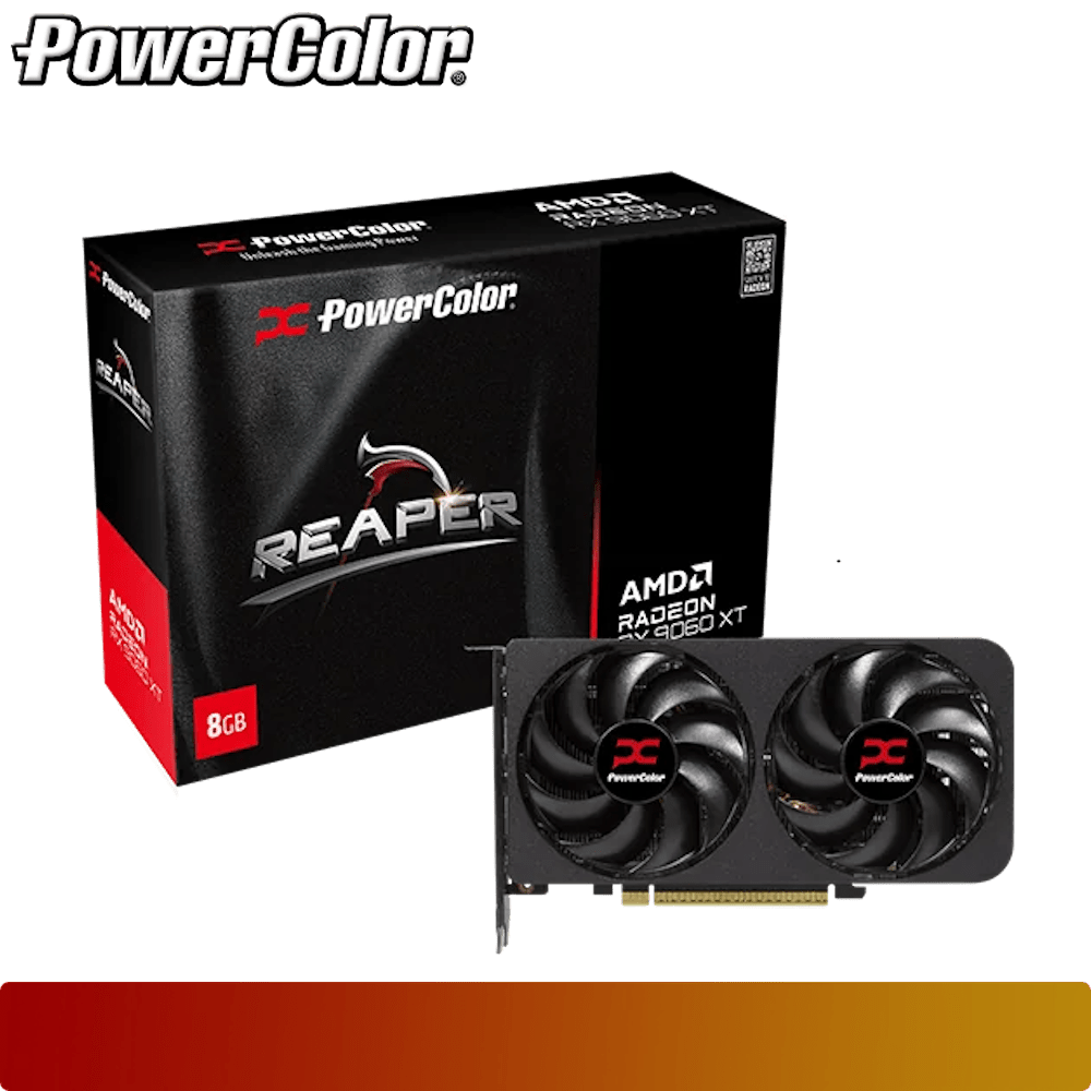 POWERCOLOR Reaper AMD Radeon RX 9060 XT 8GB GDDR6-1-Nano Komputer