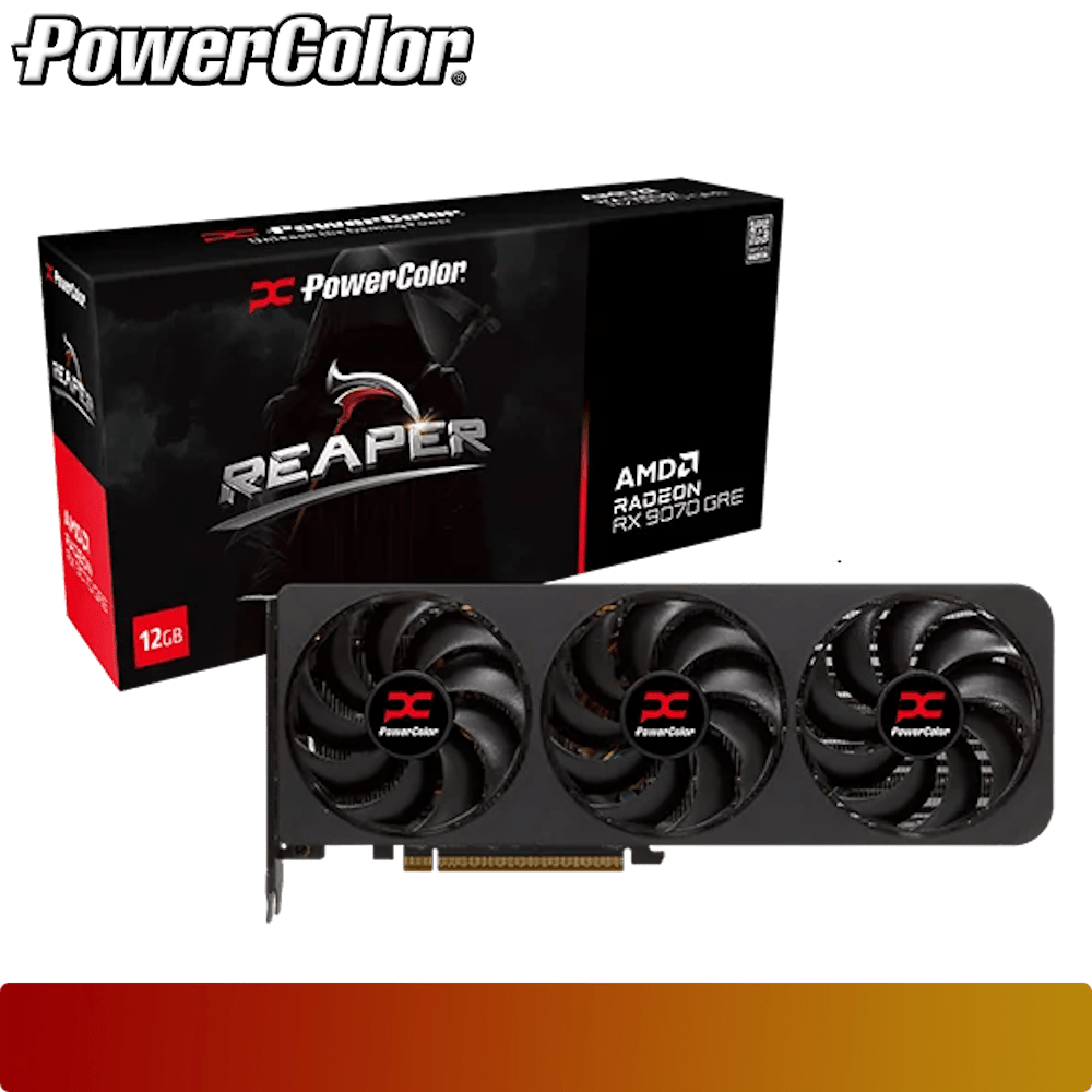 POWERCOLOR Reaper AMD Radeon RX 9070 GRE 12GB GDDR6-1-Nano Komputer