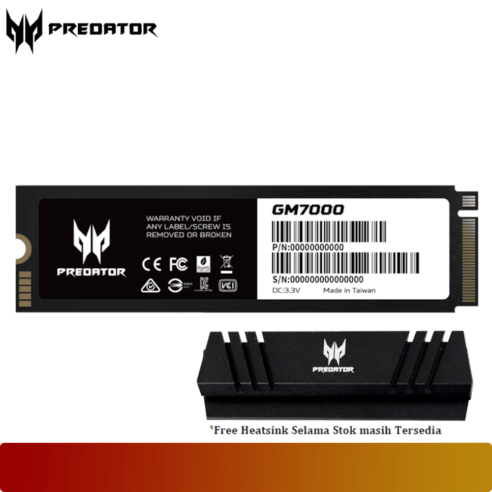 PREDATOR GM7000 PCIe4.0 M.2 SSD 1TB - 1 - Nano Komputer