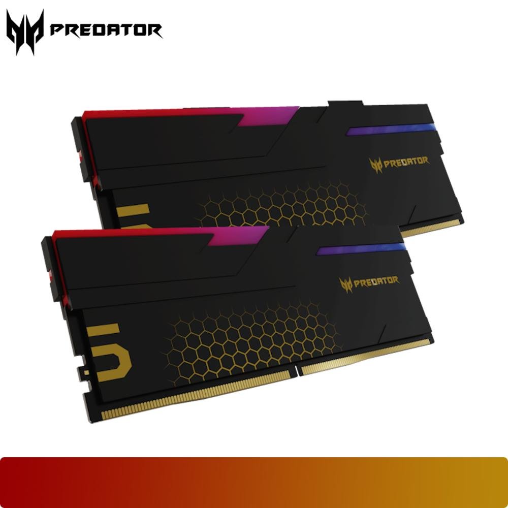 PREDATOR Hermes RGB 32GB (2x16GB) 6600MT/s Kit CL34 - Black - 3 - Nano Komputer
