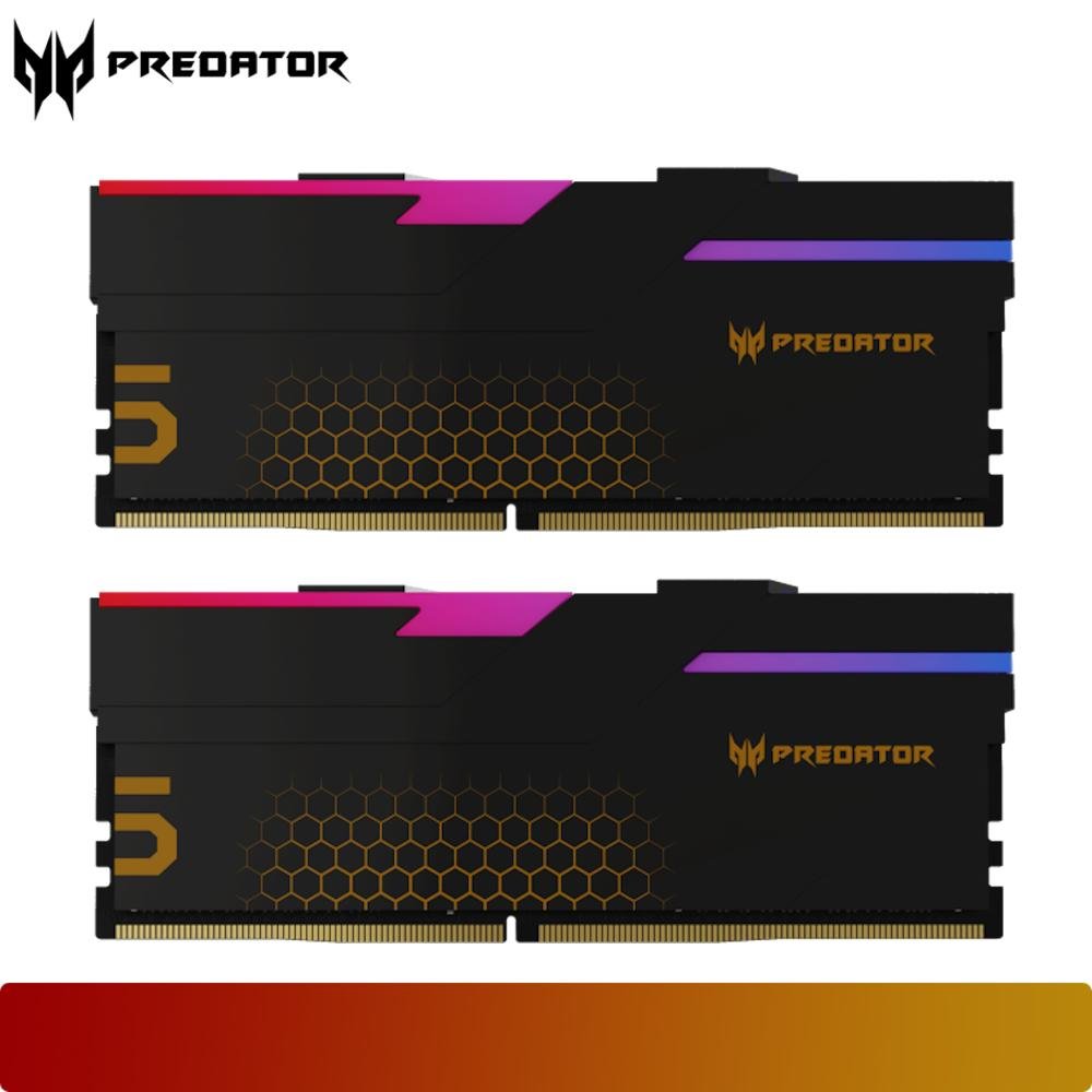 PREDATOR Hermes RGB 32GB (2x16GB) 6600MT/s Kit CL34 - Black - 2 - Nano Komputer