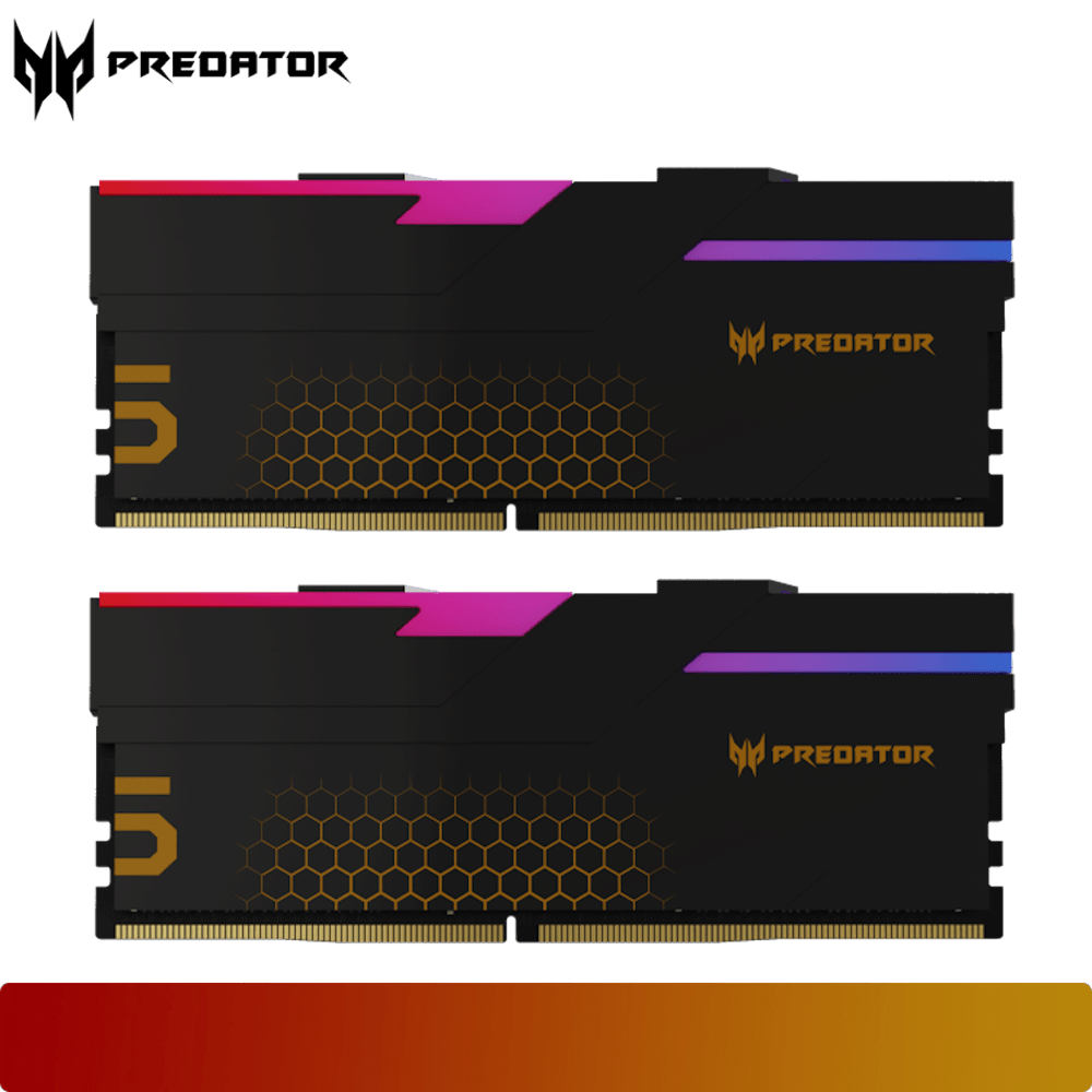 PREDATOR Hermes RGB 32GB (2x16GB) 6800MT/s Kit CL32 - Black - 2 - Nano Komputer