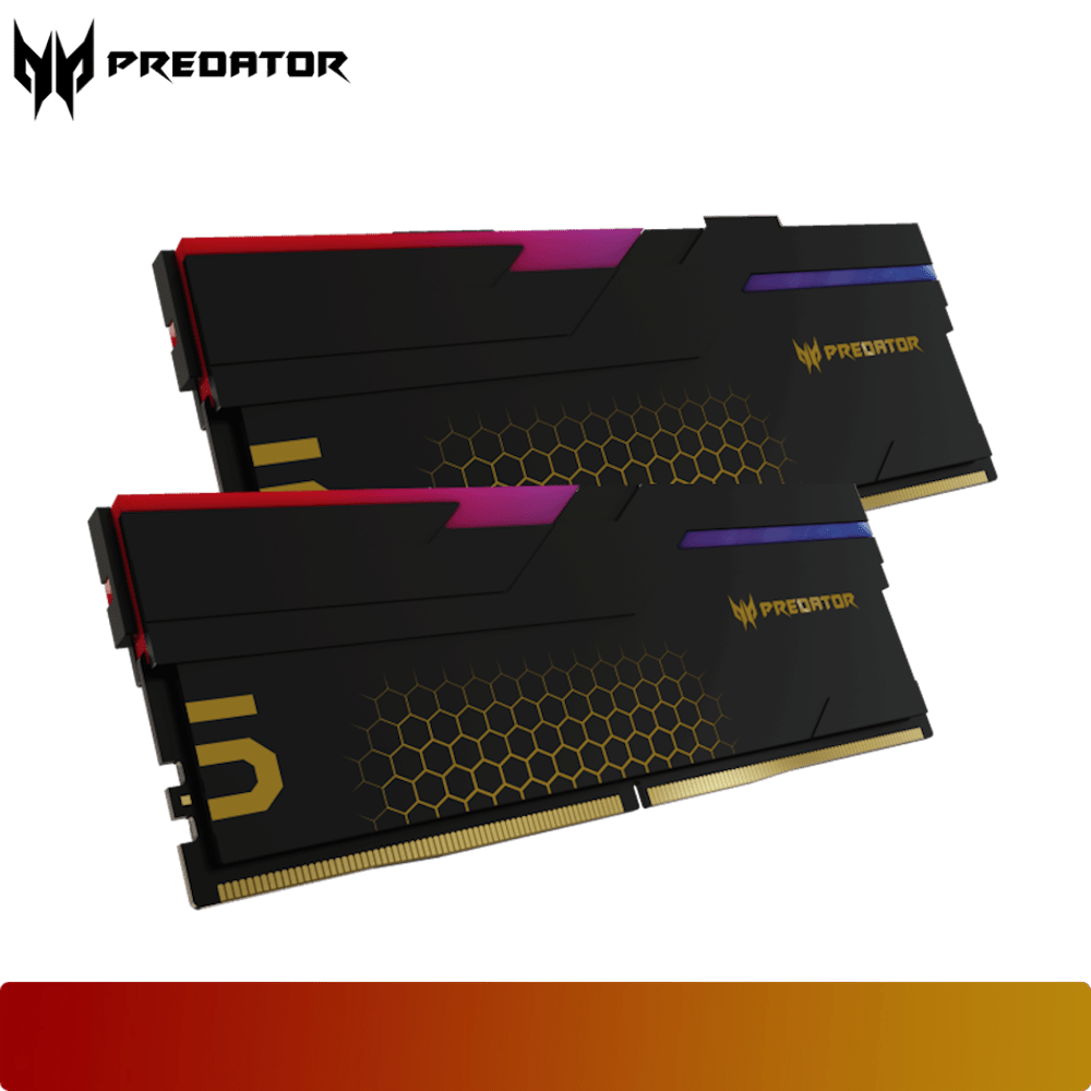 PREDATOR Hermes RGB 32GB (2x16GB) 7200MT/s Kit CL34 - Black - 3 - Nano Komputer