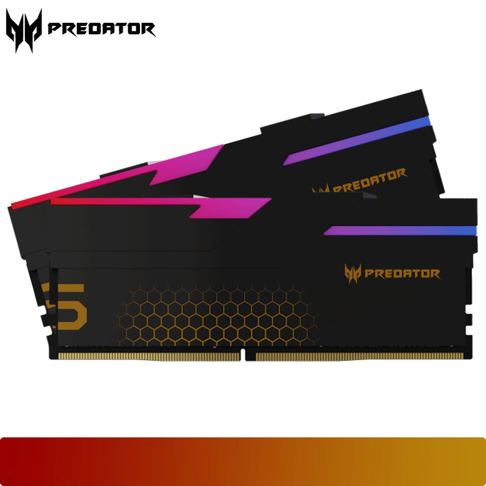 PREDATOR Hermes RGB 32GB (2x16GB) 7200MT/s Kit CL34 - Black - 1 - Nano Komputer