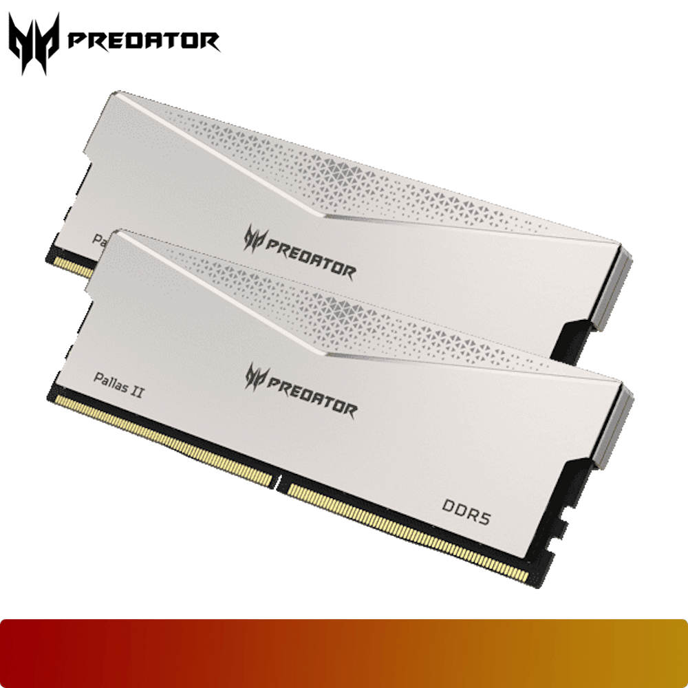 PREDATOR Pallas II 32GB (2x16GB) 6000MT/s Kit CL34 - Silver - 2 - Nano Komputer