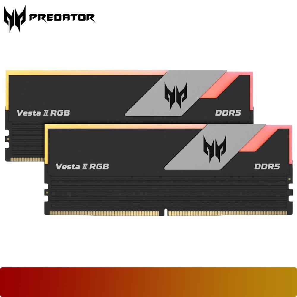 PREDATOR Vesta II RGB 32GB (2x16GB) 6000MT/s Kit CL36 - Black