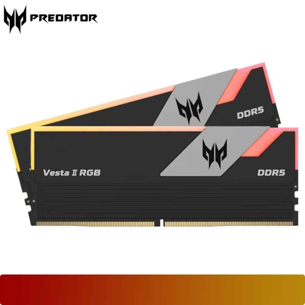 PREDATOR Vesta II RGB 32GB (2x16GB) 6000MT/s Kit CL36 - Black