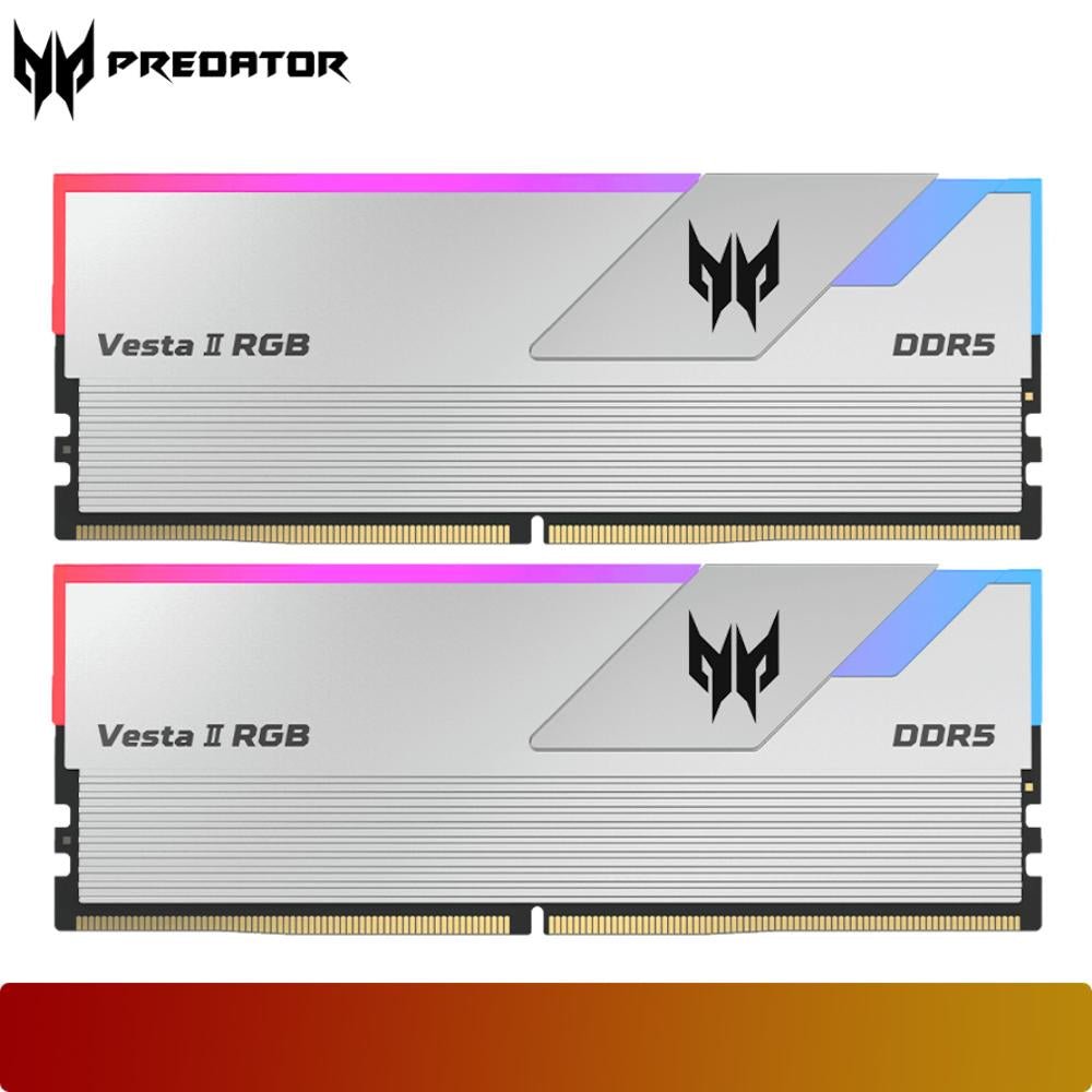 PREDATOR Vesta II RGB 32GB (2x16GB) 6000MT/s Kit CL36 - Silver - 3 - Nano Komputer